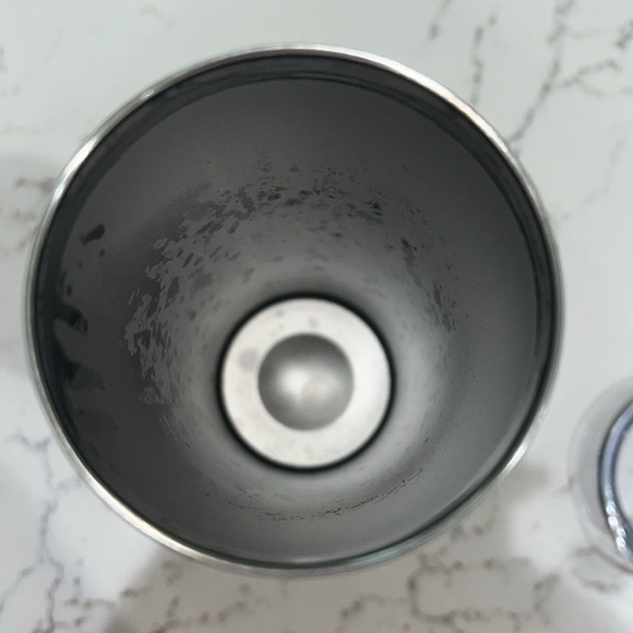 THE WHOLE HERD metal cowboy motif tall tumbler. Like new - Picture 5 of 8